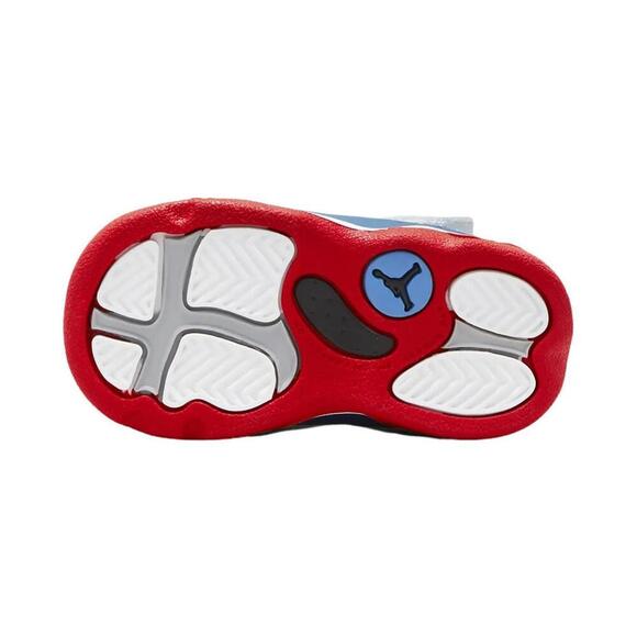 Air Jordan Toddler 6 Rings Shoes White/True Blue/University Red Size 10C - Picture 5 of 5